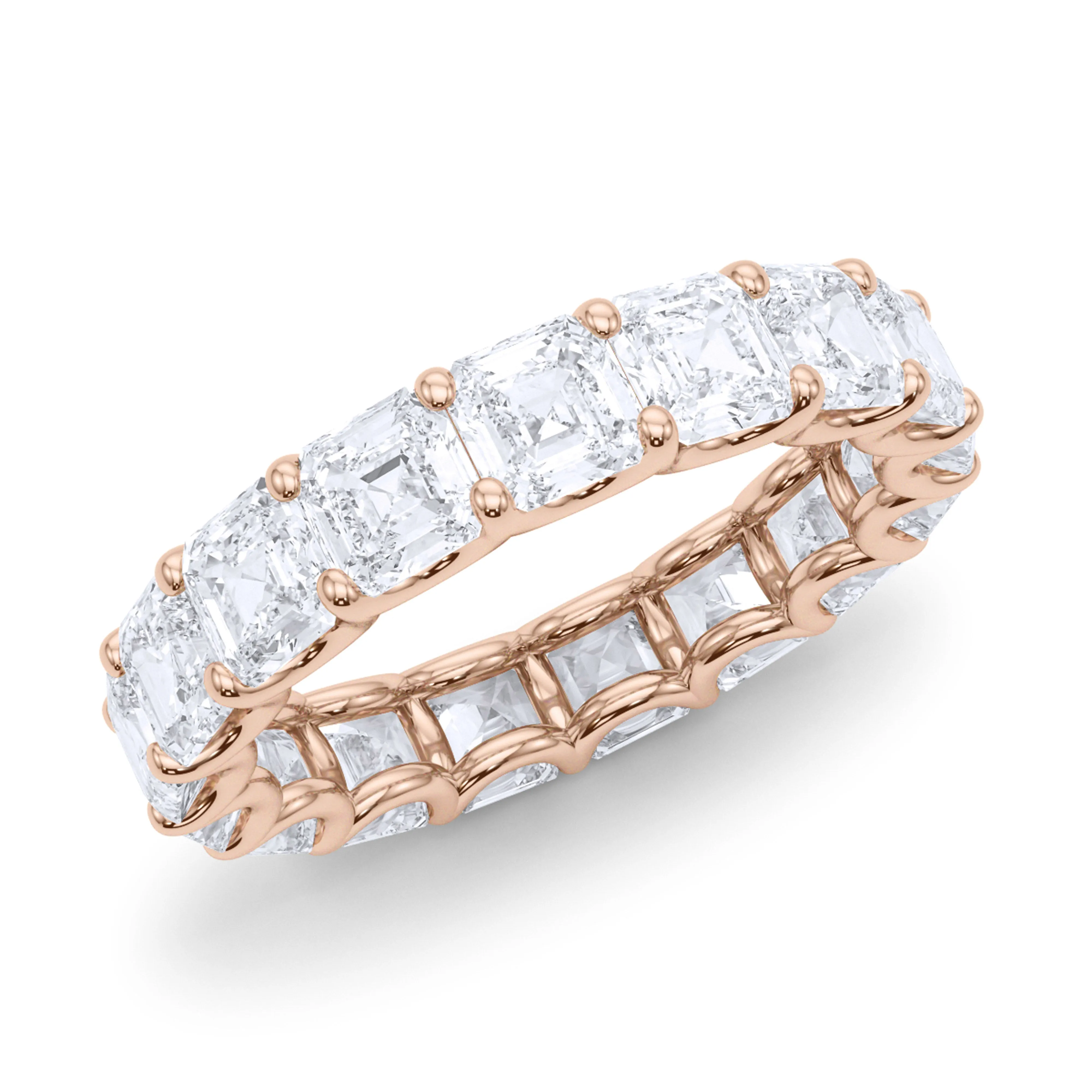 Asscher Cut Diamond Eternity Band