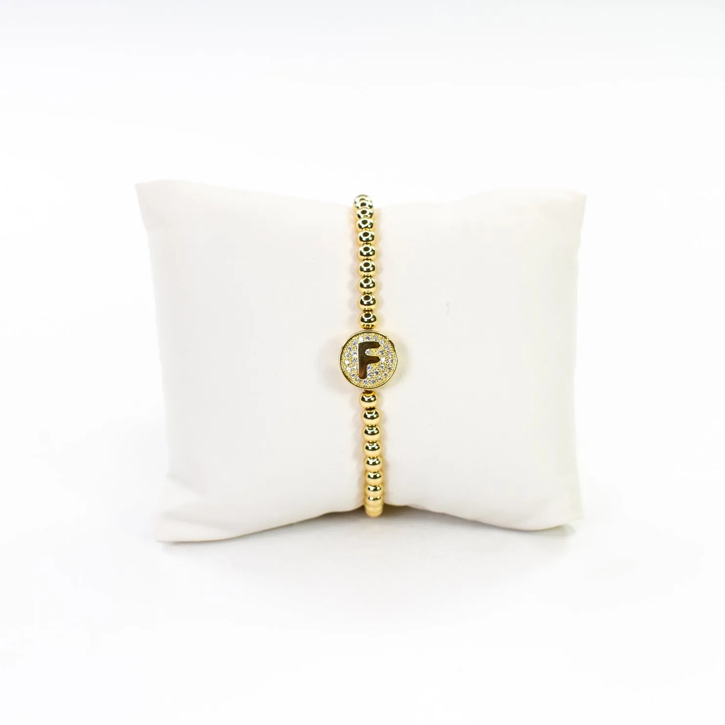 CZ Initial Bracelet