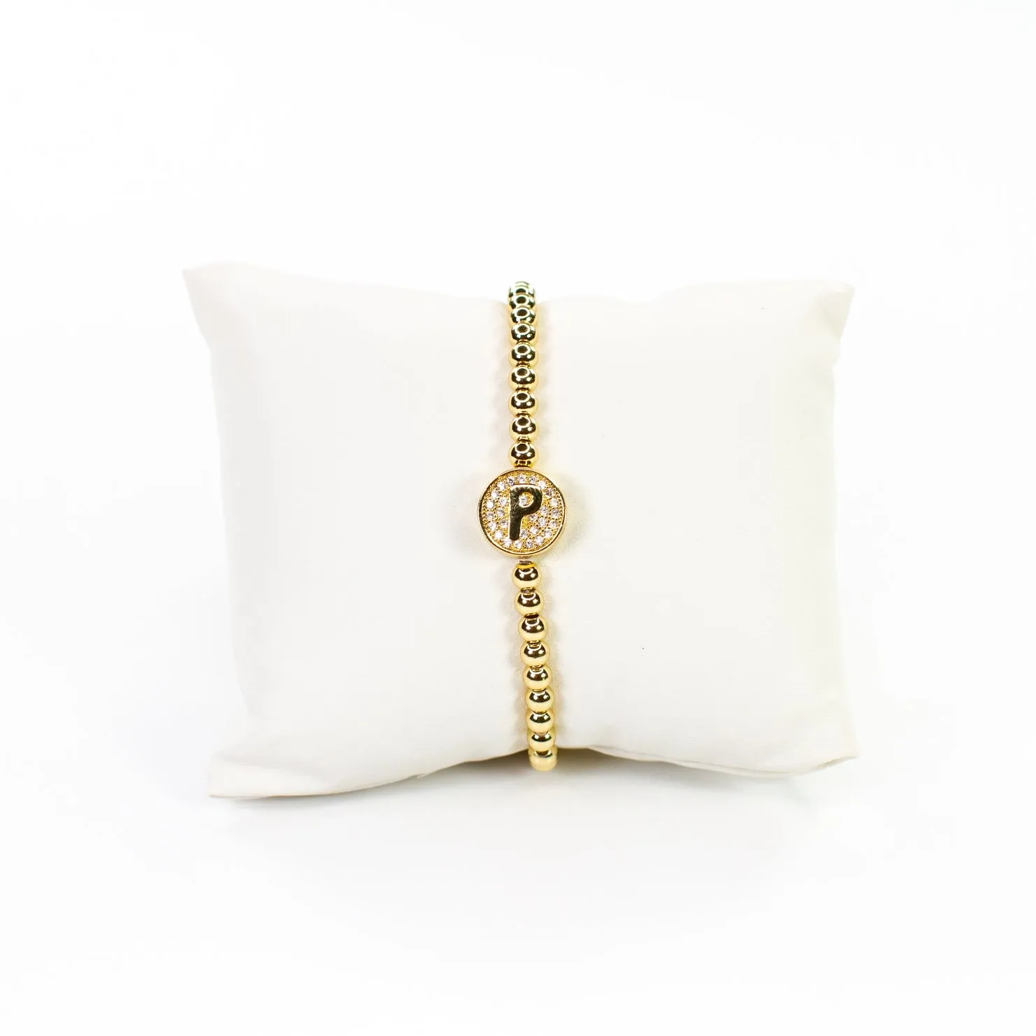 CZ Initial Bracelet