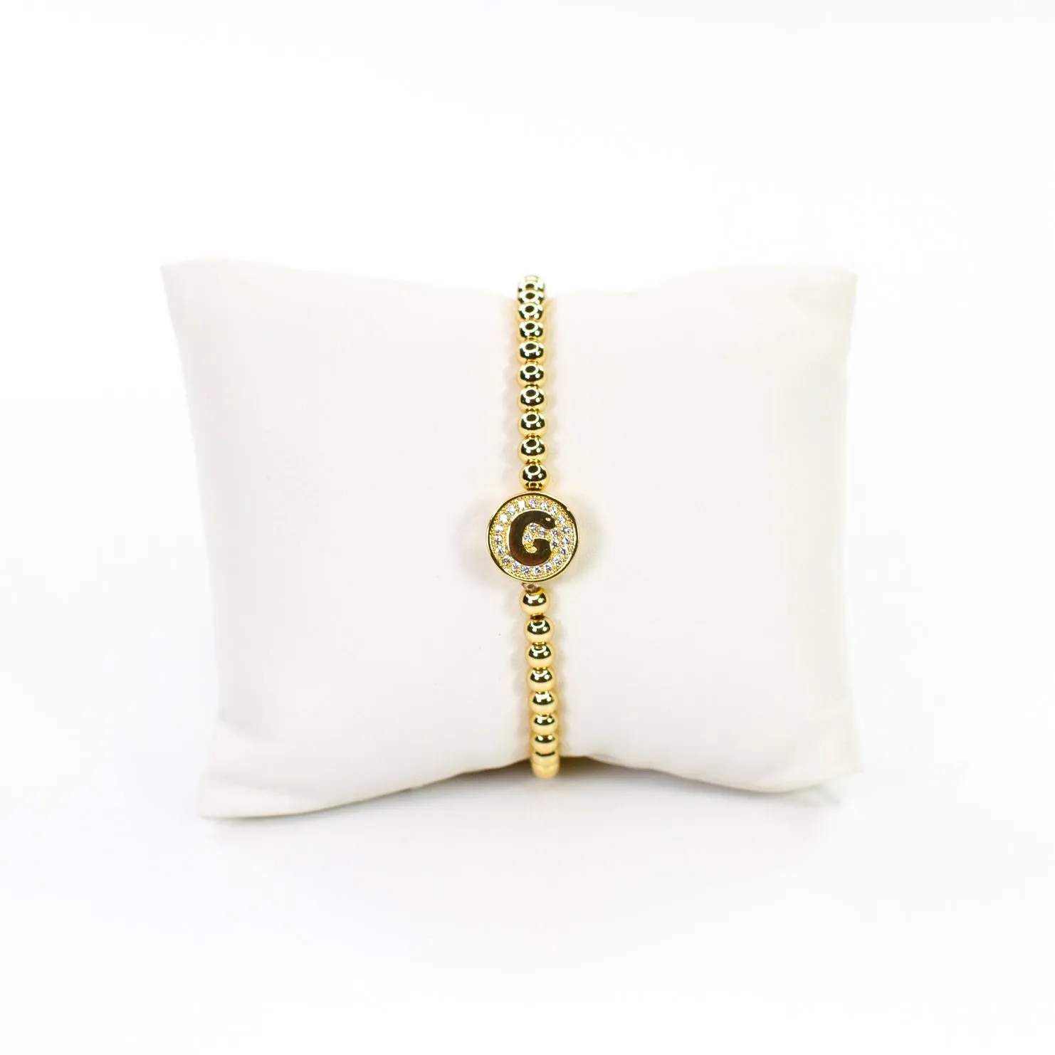 CZ Initial Bracelet