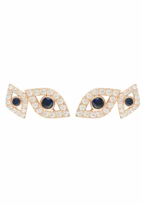 Eye Earrings Rosegold