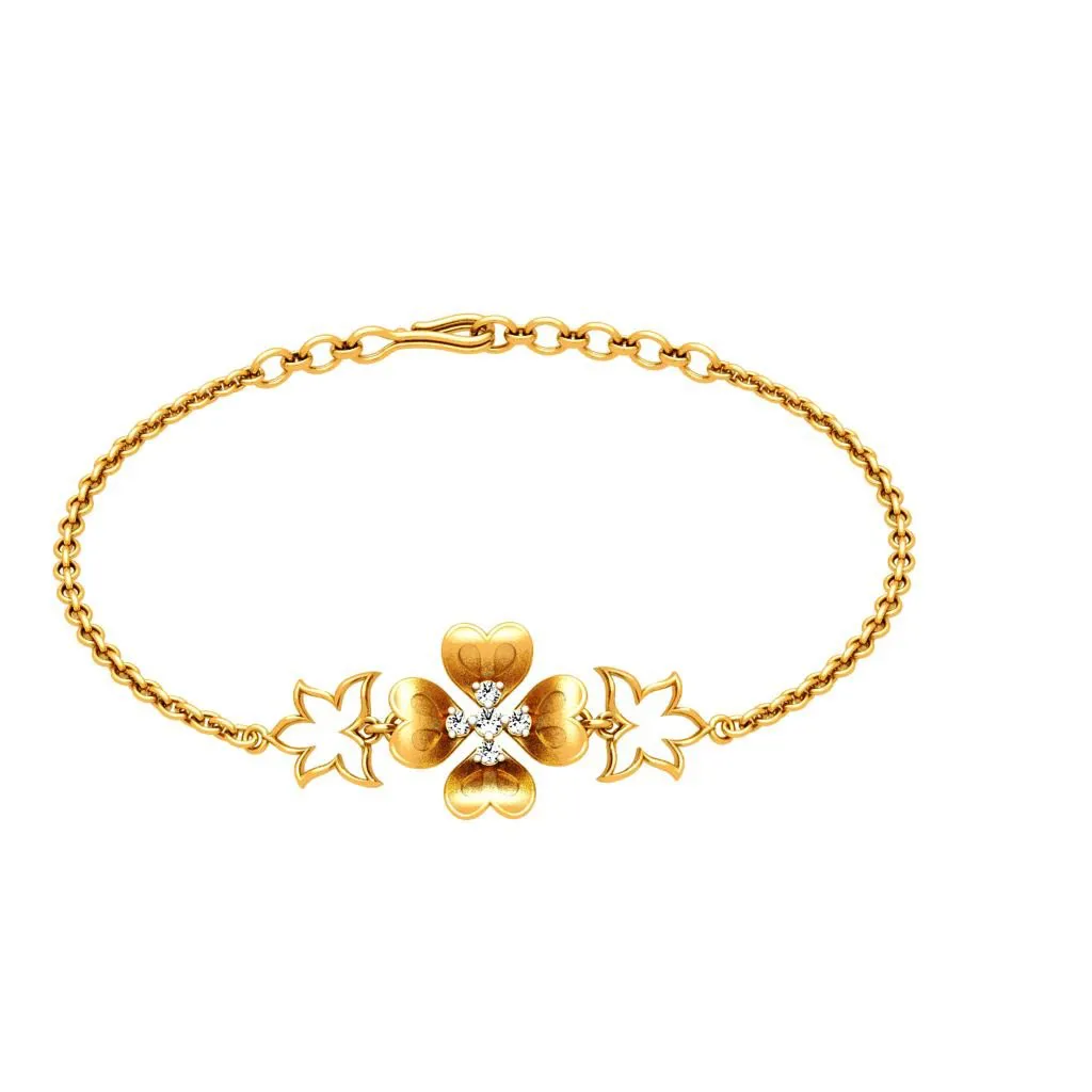 Floral And Petal Bracelet