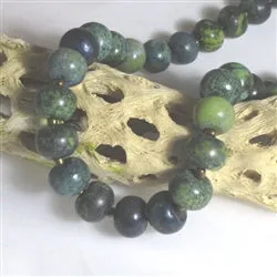 Green African Turquoise Bead Necklace