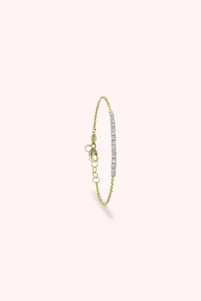 HALF TENNIS BRACELET