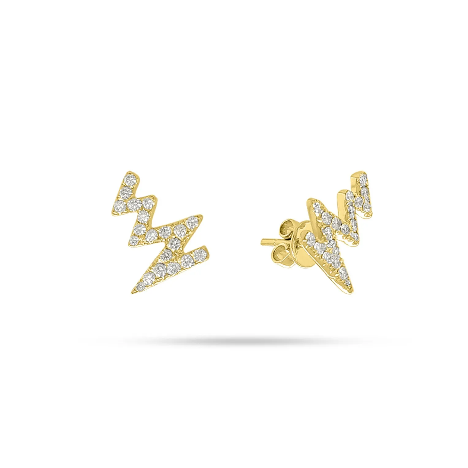 Heartbeat Round Diamond Earrings