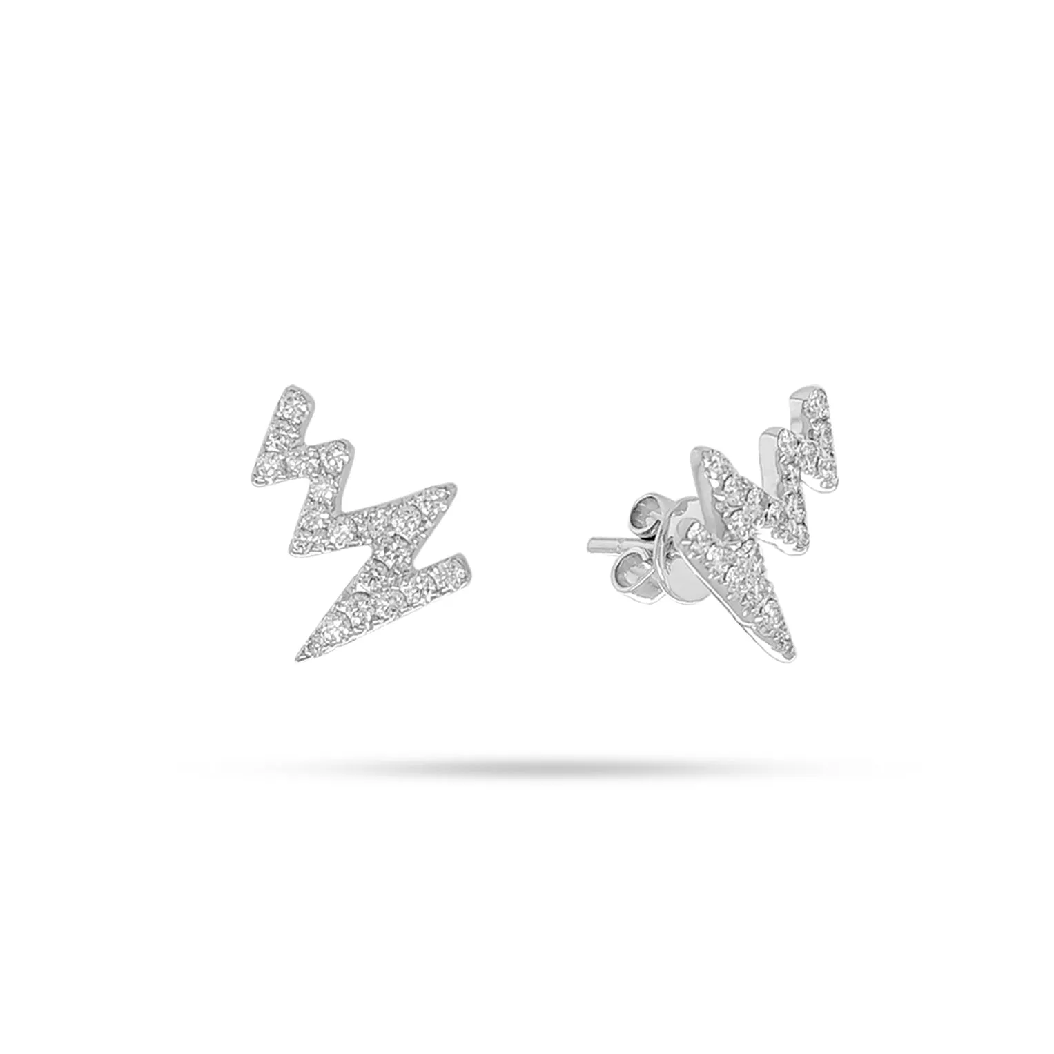 Heartbeat Round Diamond Earrings