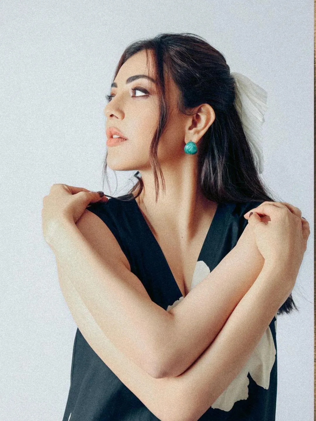 Kajal Aggarwal In Vintage Cuff Earrings