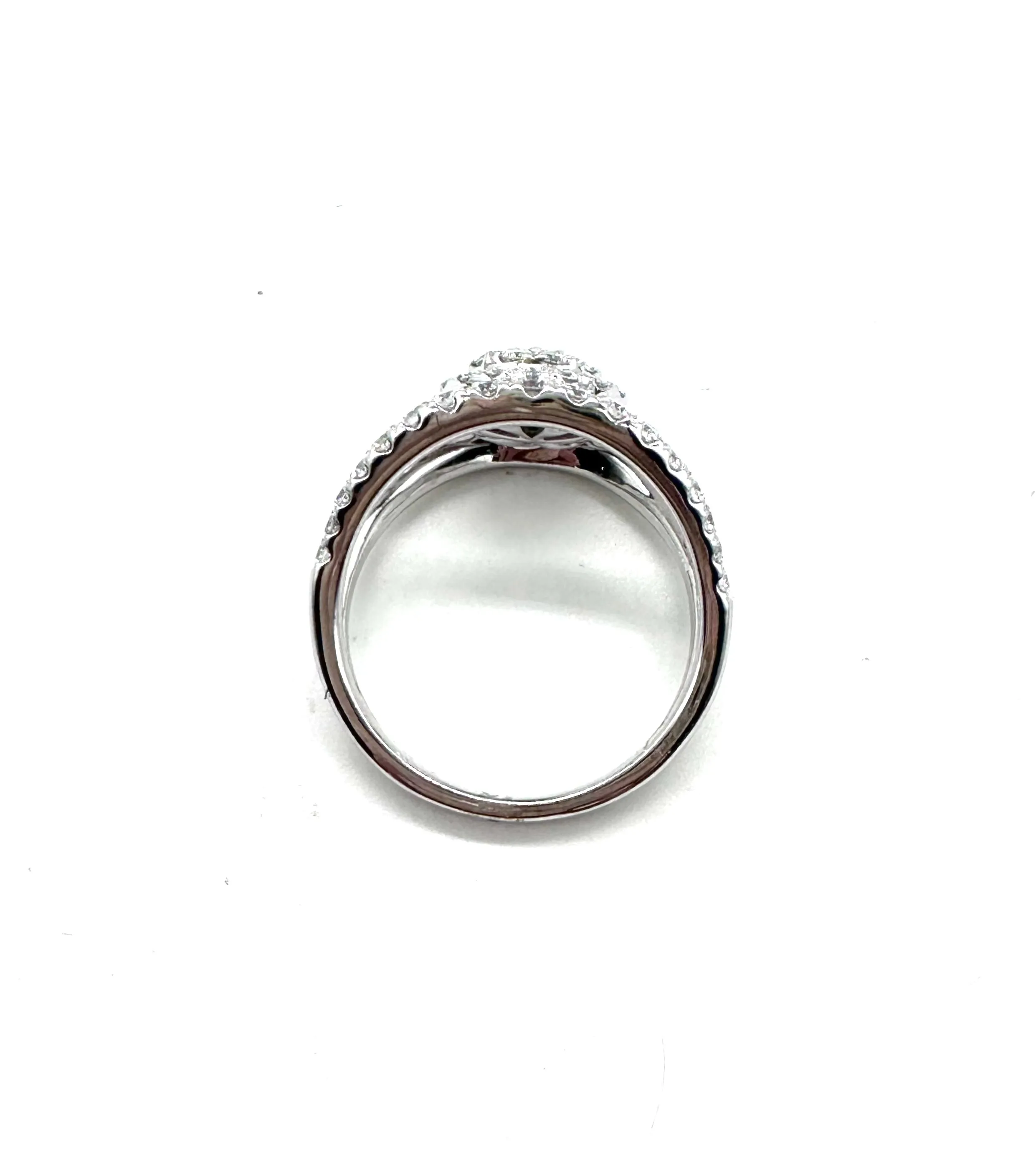 LeVian double halo split cluster ring
