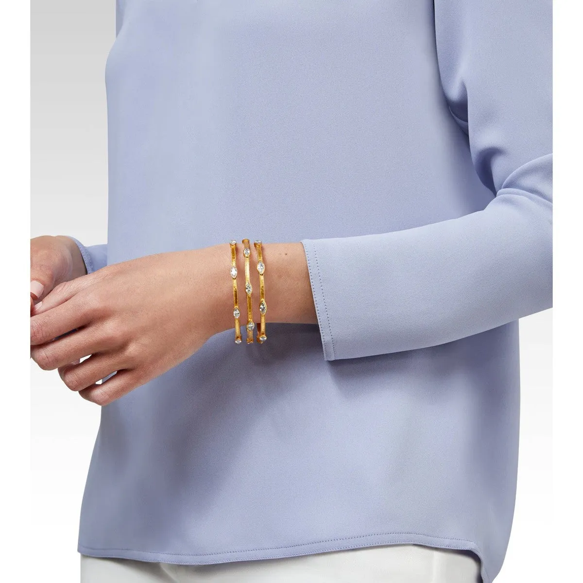 Monaco Bangle - Charcoal Blue