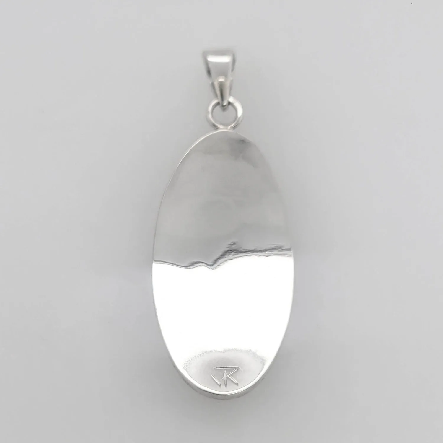 Oxidized Silver Raven Pendant