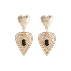 Pia Heart Earrings