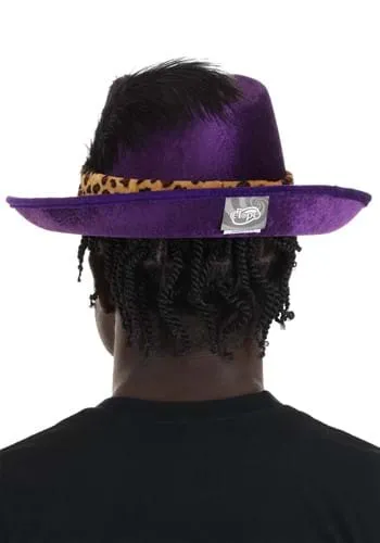 Purple Pimp Hat Costume Accessory
