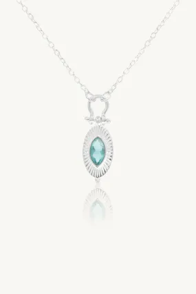Radiance Apatite Silver Necklace