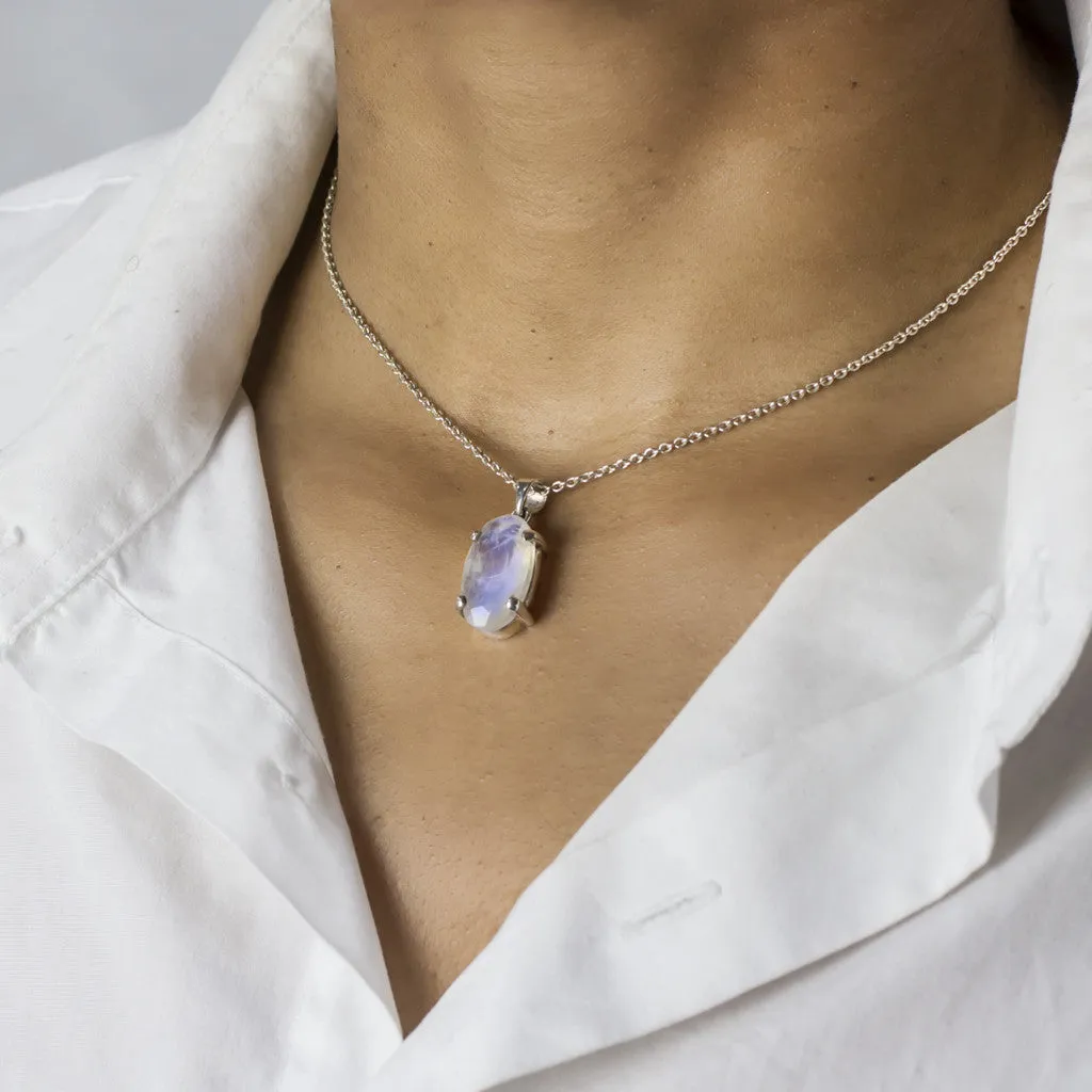 Rainbow Moonstone Necklace