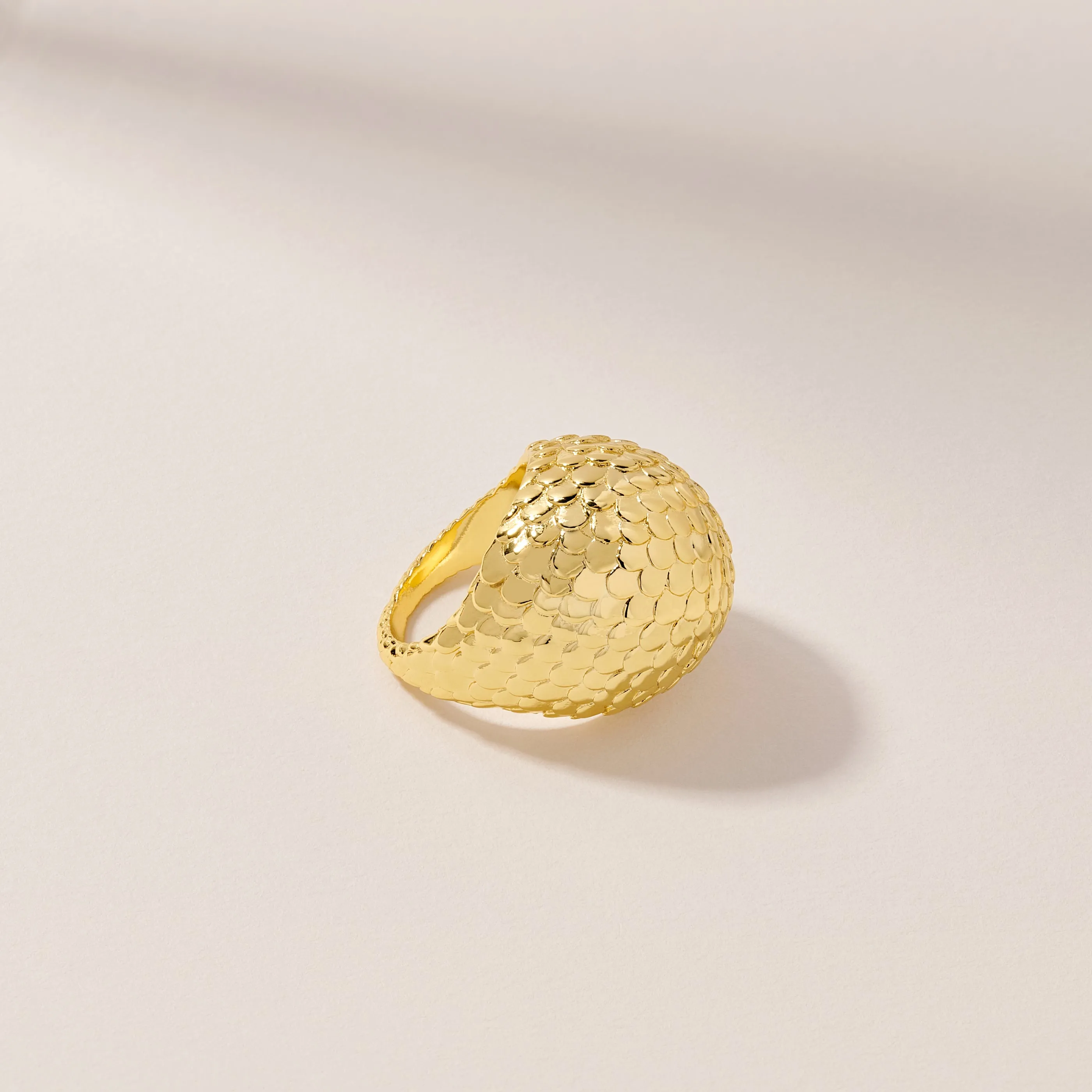 Snake Skin Dome Ring