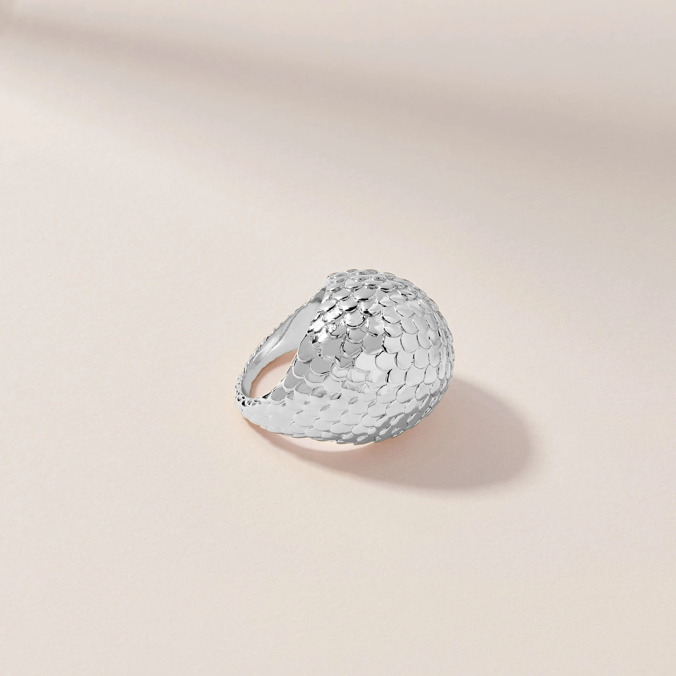 Snake Skin Dome Ring