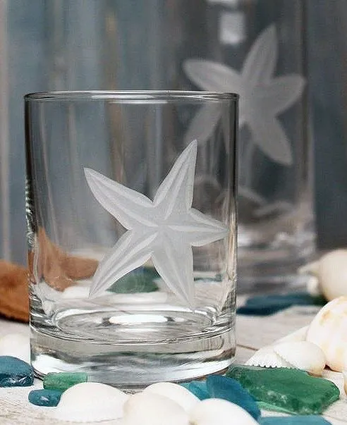 Starfish Garden Coastal Glassware