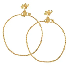 Trendy Gold Plated Anklet for Women