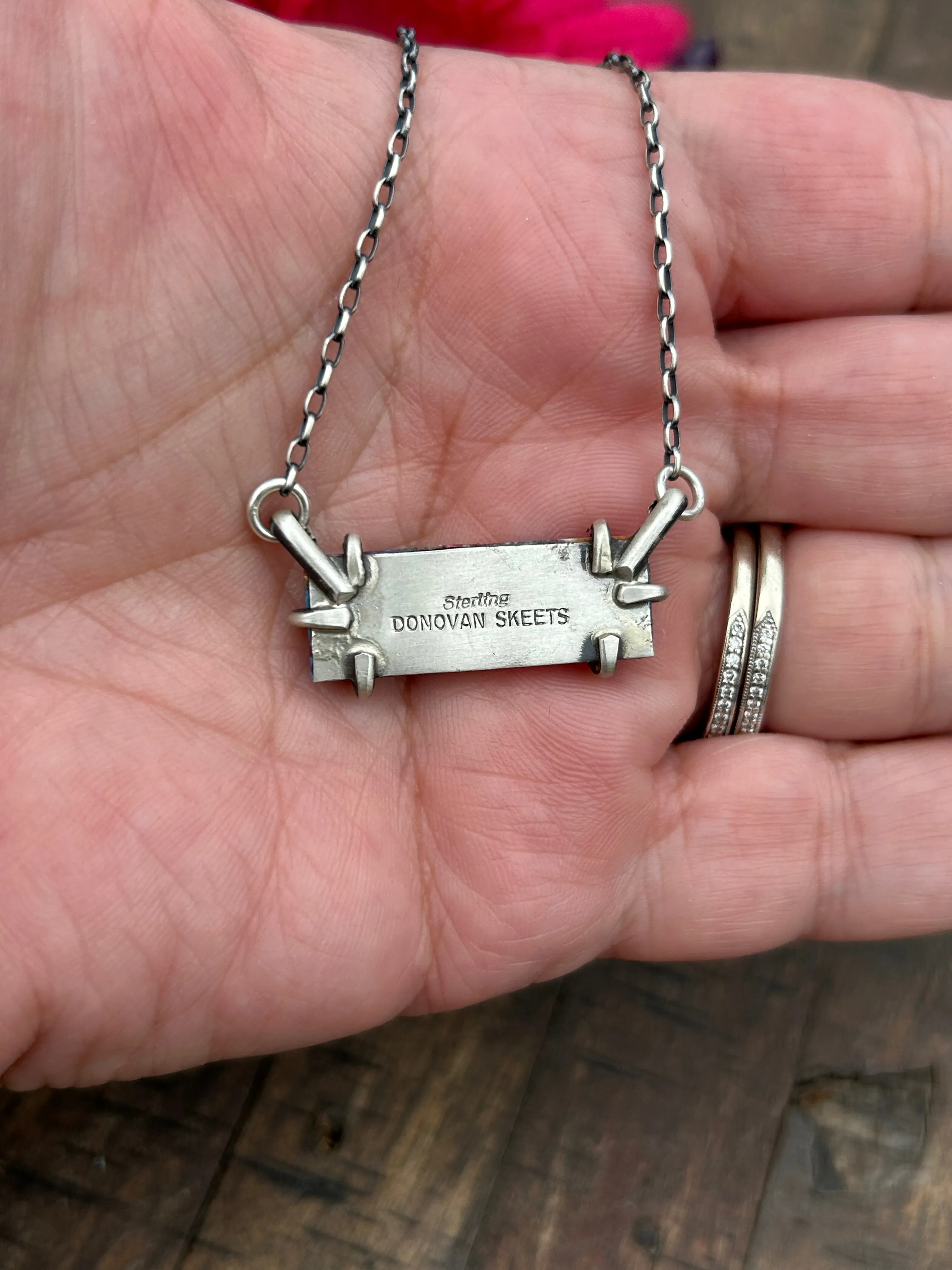 Waterproof Kingman Bar Necklace #14