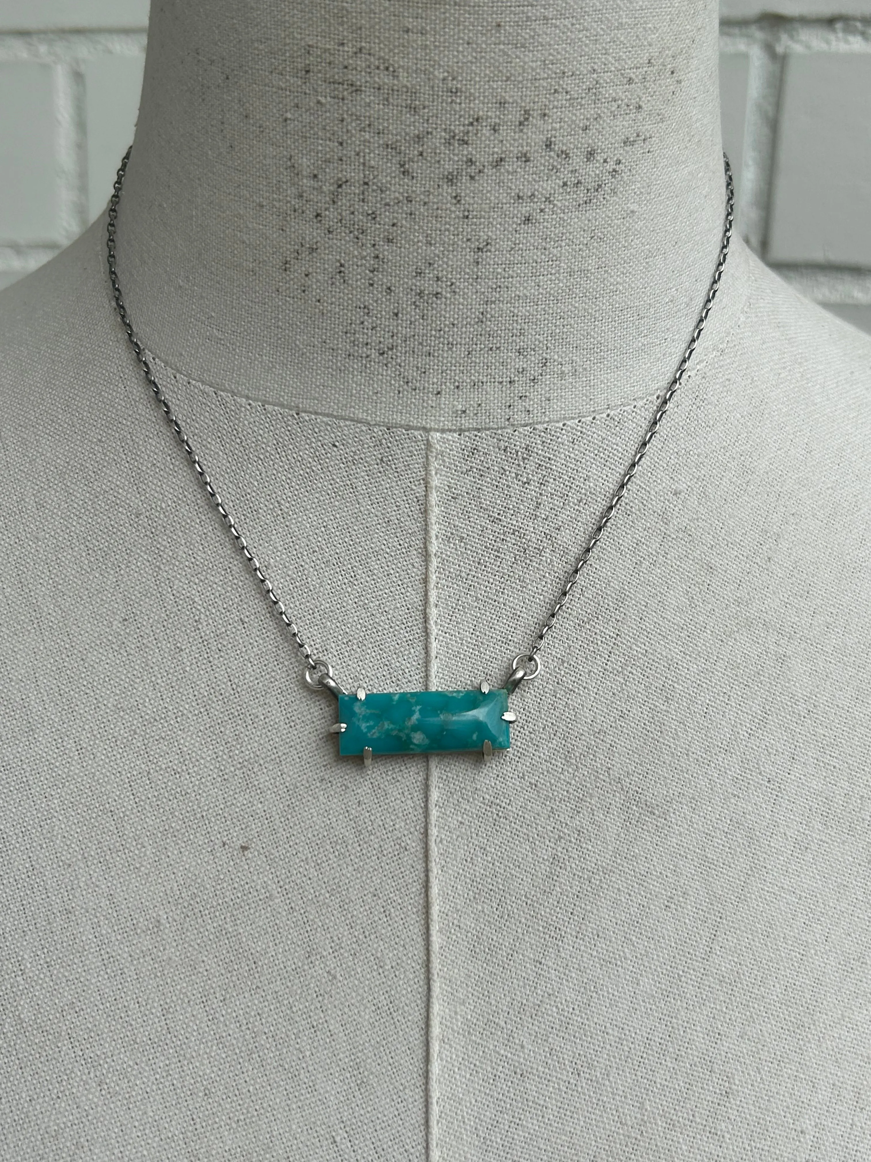 Waterproof Kingman Bar Necklace #14