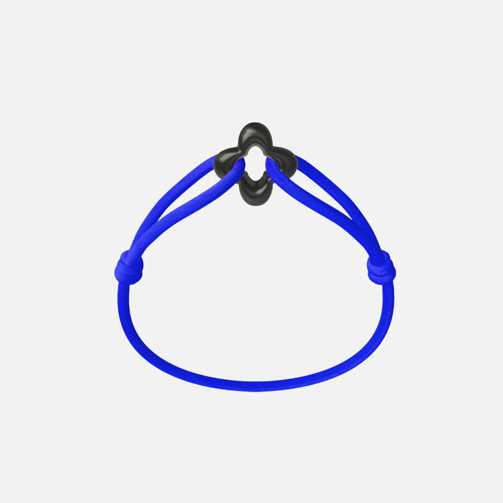 Wecord Black Clover Cord Bracelet