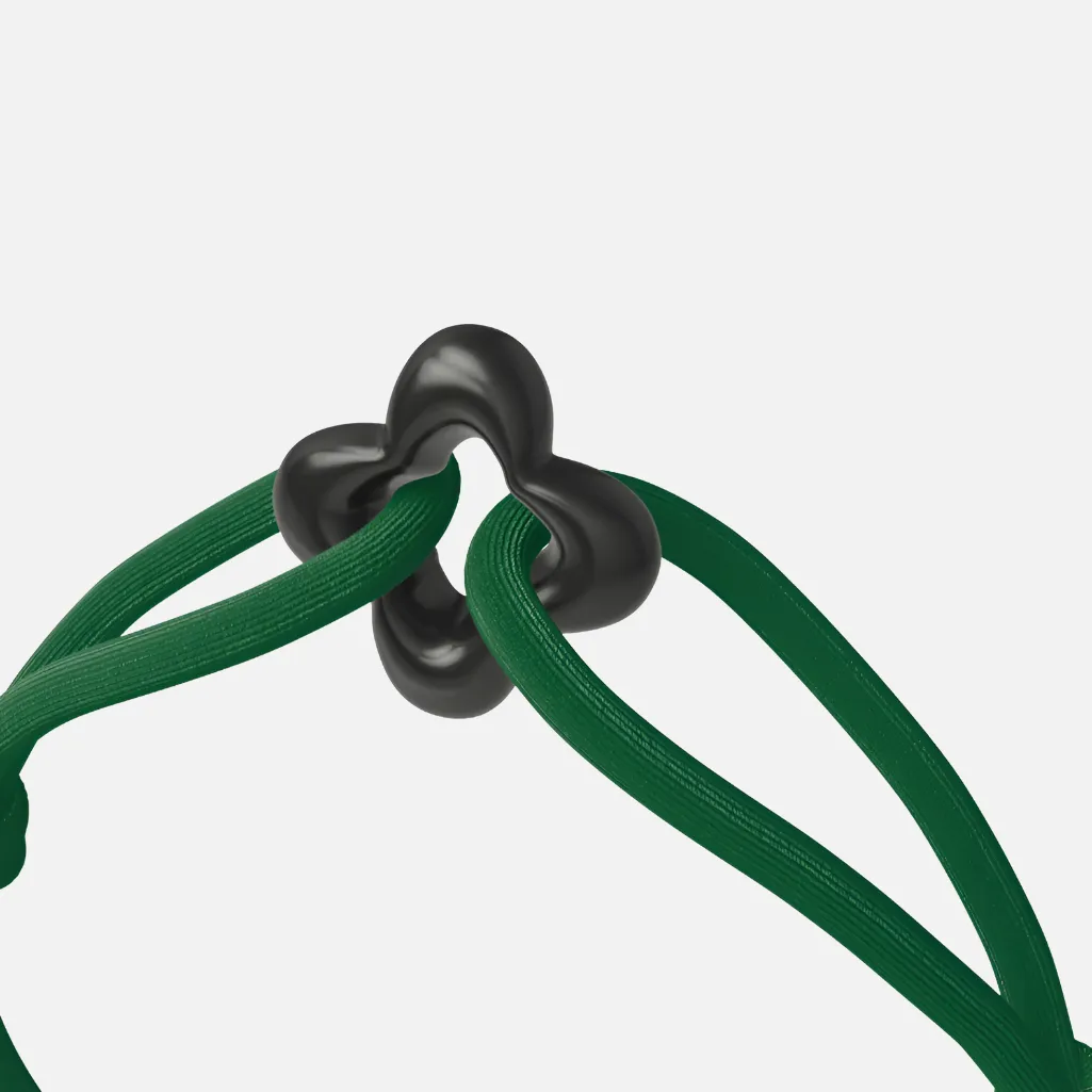 Wecord Black Clover Cord Bracelet