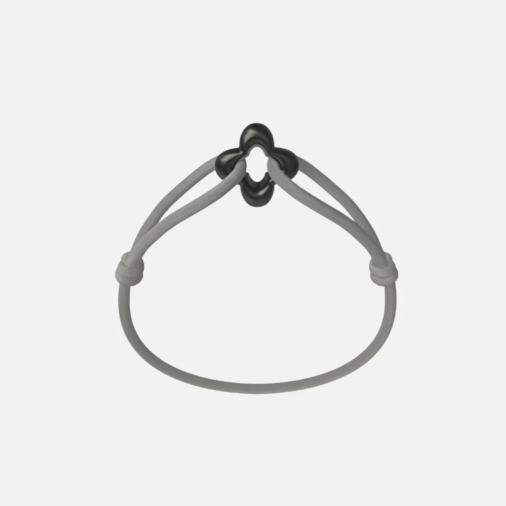 Wecord Black Clover Cord Bracelet