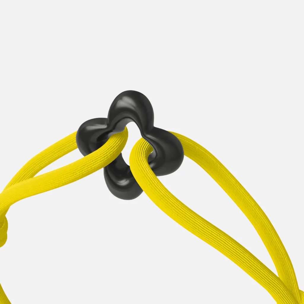 Wecord Black Clover Cord Bracelet