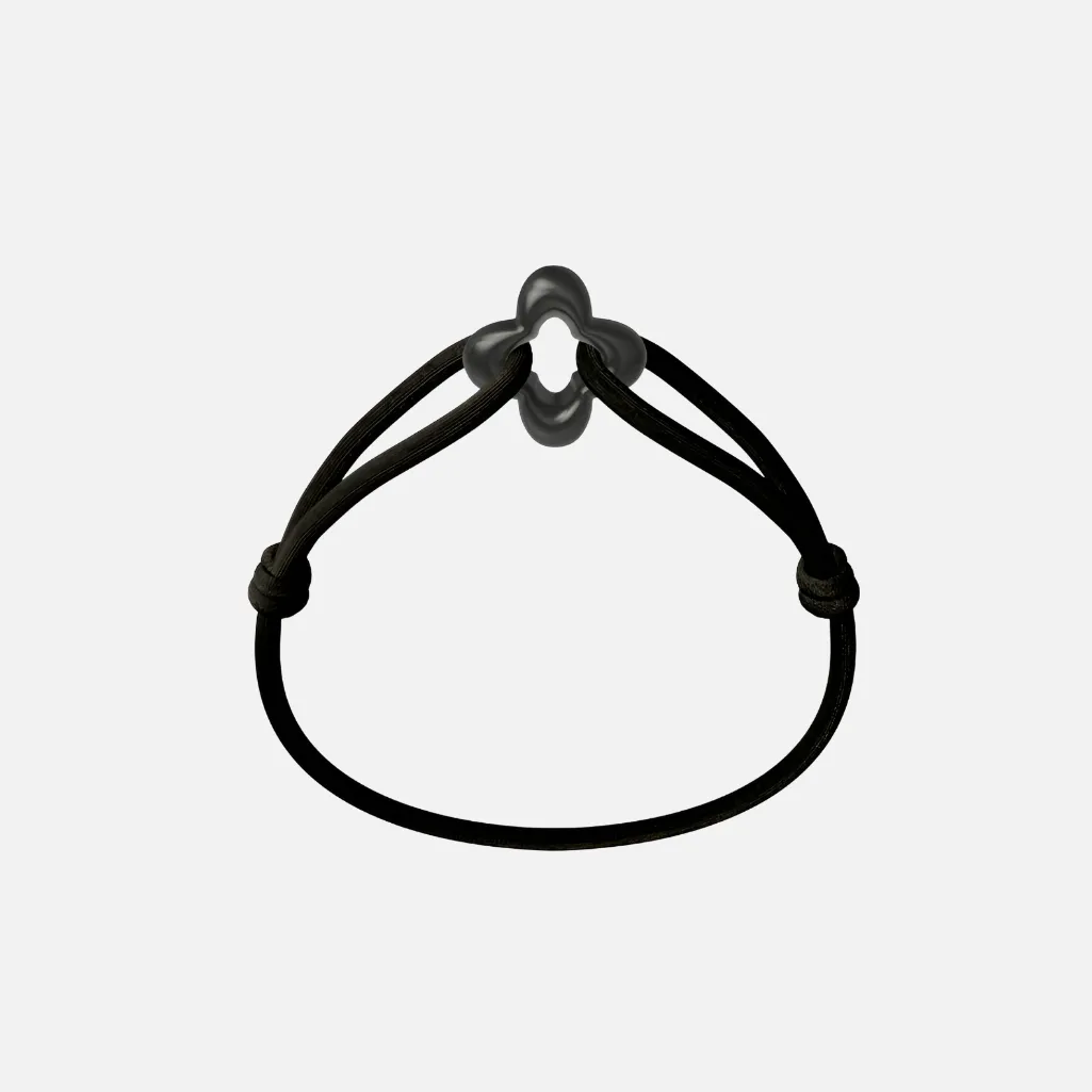 Wecord Black Clover Cord Bracelet