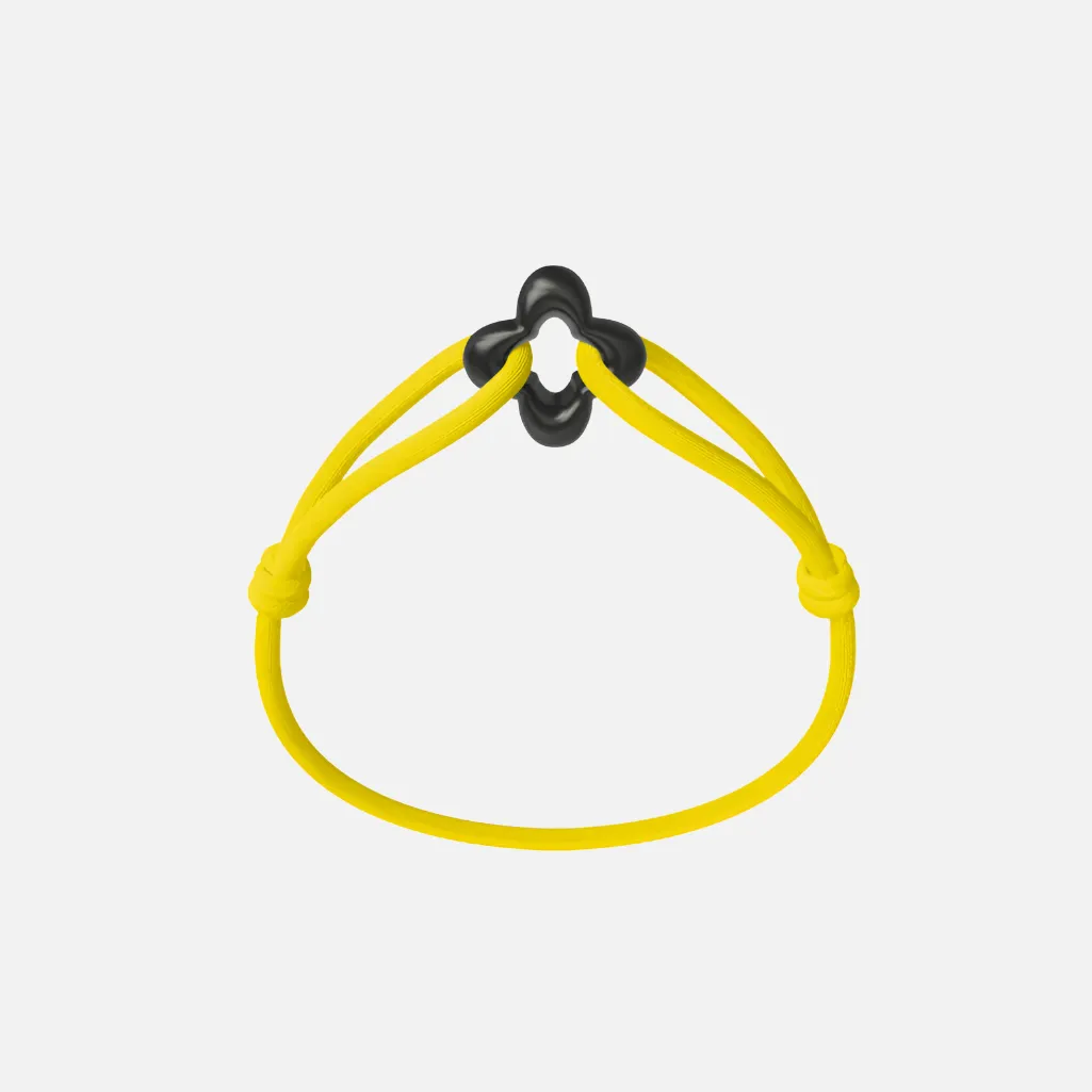 Wecord Black Clover Cord Bracelet