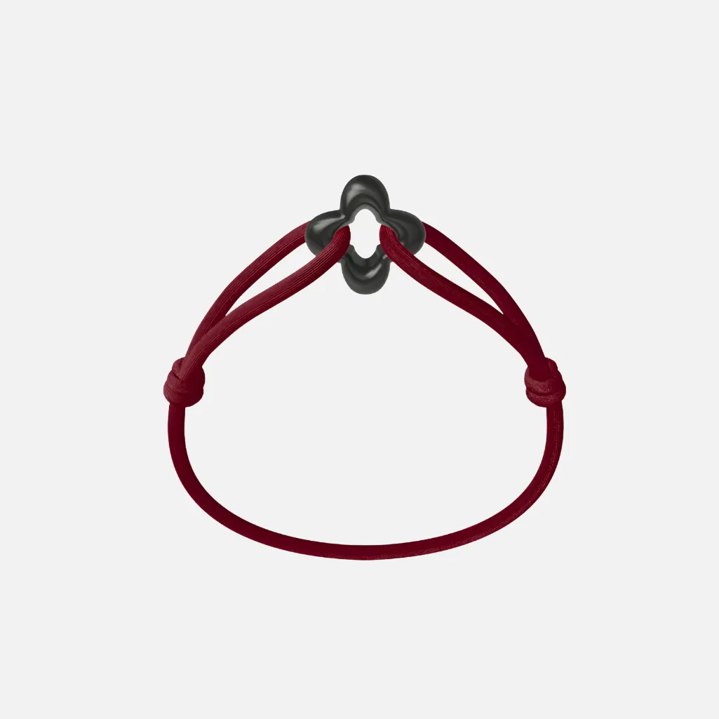 Wecord Black Clover Cord Bracelet